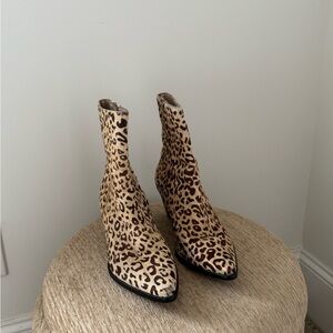 Matisse Caty Animal Print Heeled Boots